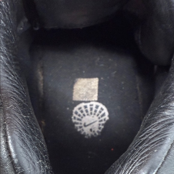 Nike Shoes Mens 11.5 Air Max Goadome ACG Black Leather 6" Waterproof Boots Lace - Picture 15 of 16